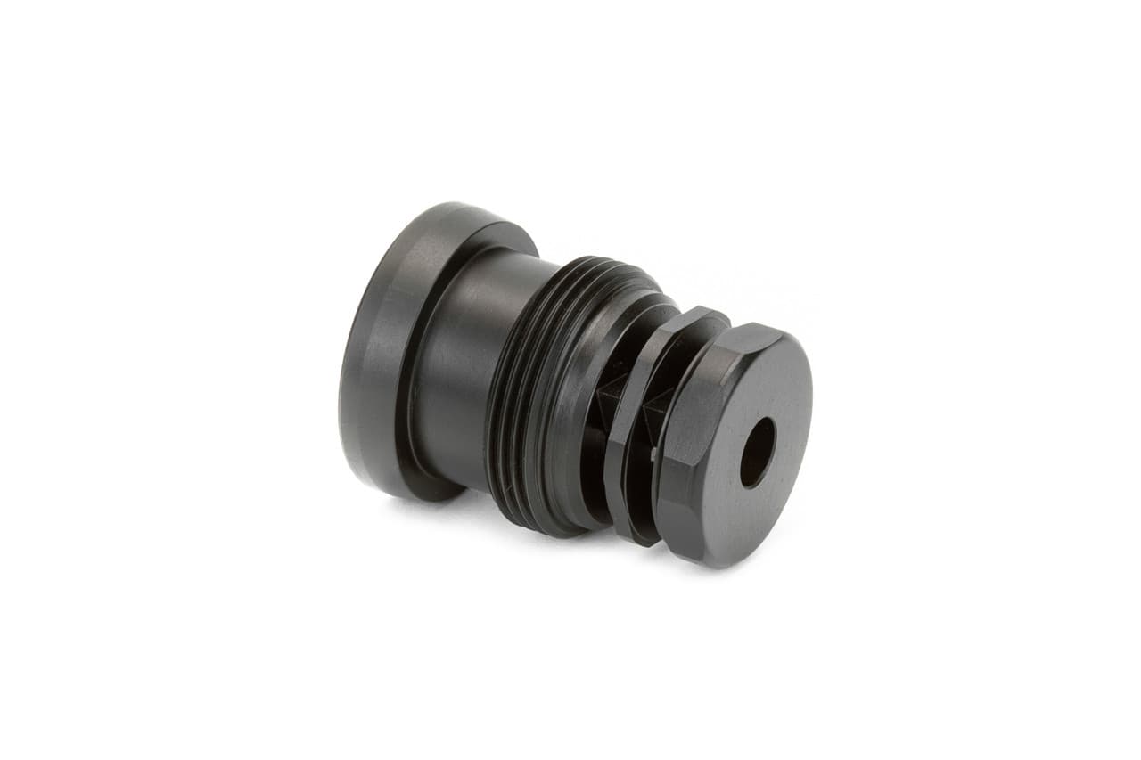 Griffin Armament Taper Mount EZ-Brake .22 Cal, 5.56mm, 1/2x28 - TMEZ22C1228