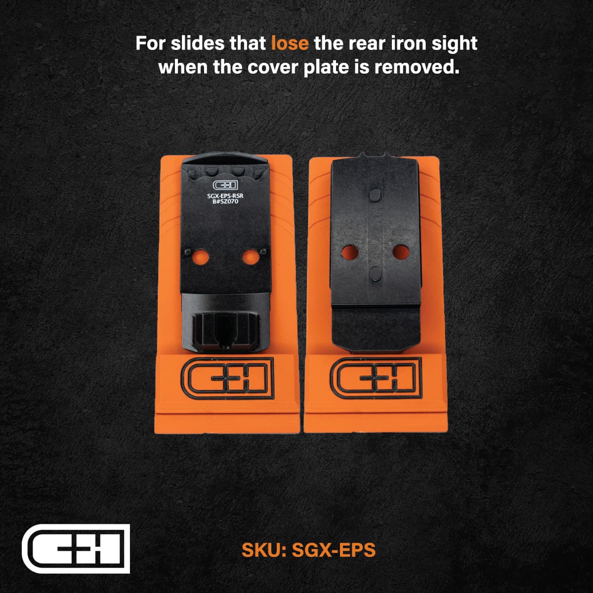 C&H Precision Optic Plate -SIG P320X TO EPS/EPS CARRY- SGX-EPS
