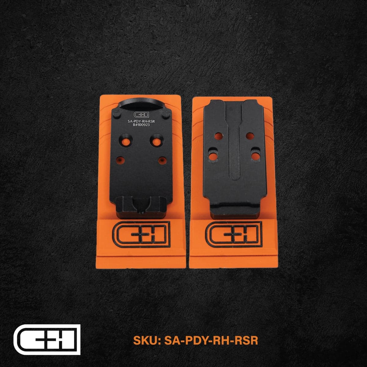 C&H Precision Optic Plate -PRDGY TO RMR/407C/507C/508T- SA-PDY-RH-RSR