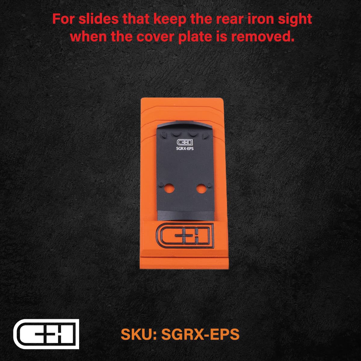 C&H Precision Optic Plate -SIG P320 RX/AXG TO HOLO EPS- SGRX-EPS