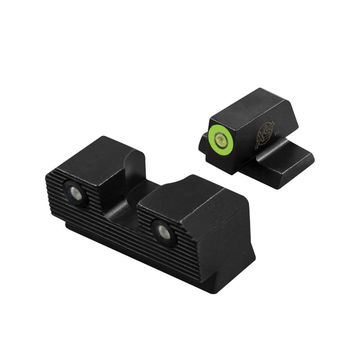 XS Sights R3D 2.0 Night Sight Set - Front/Rear Green/Green Illuminated Sights for Optimal Performance - CK-R201P-6G