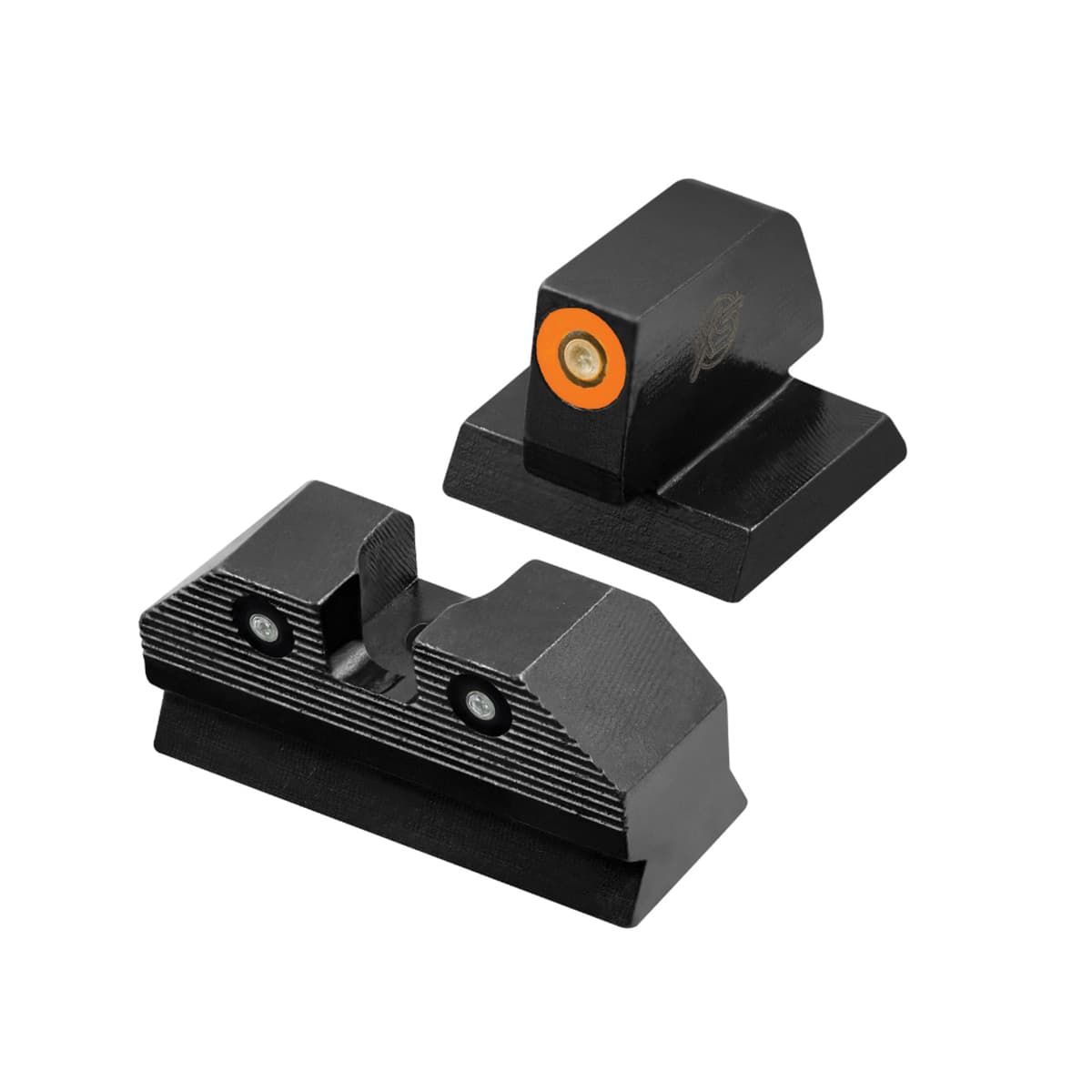 XS Sights R3D 2.0 Night Sight Set - Front/Rear Green/Green High-Visibility Sights for Precision Shooting - MR-R201S-6N