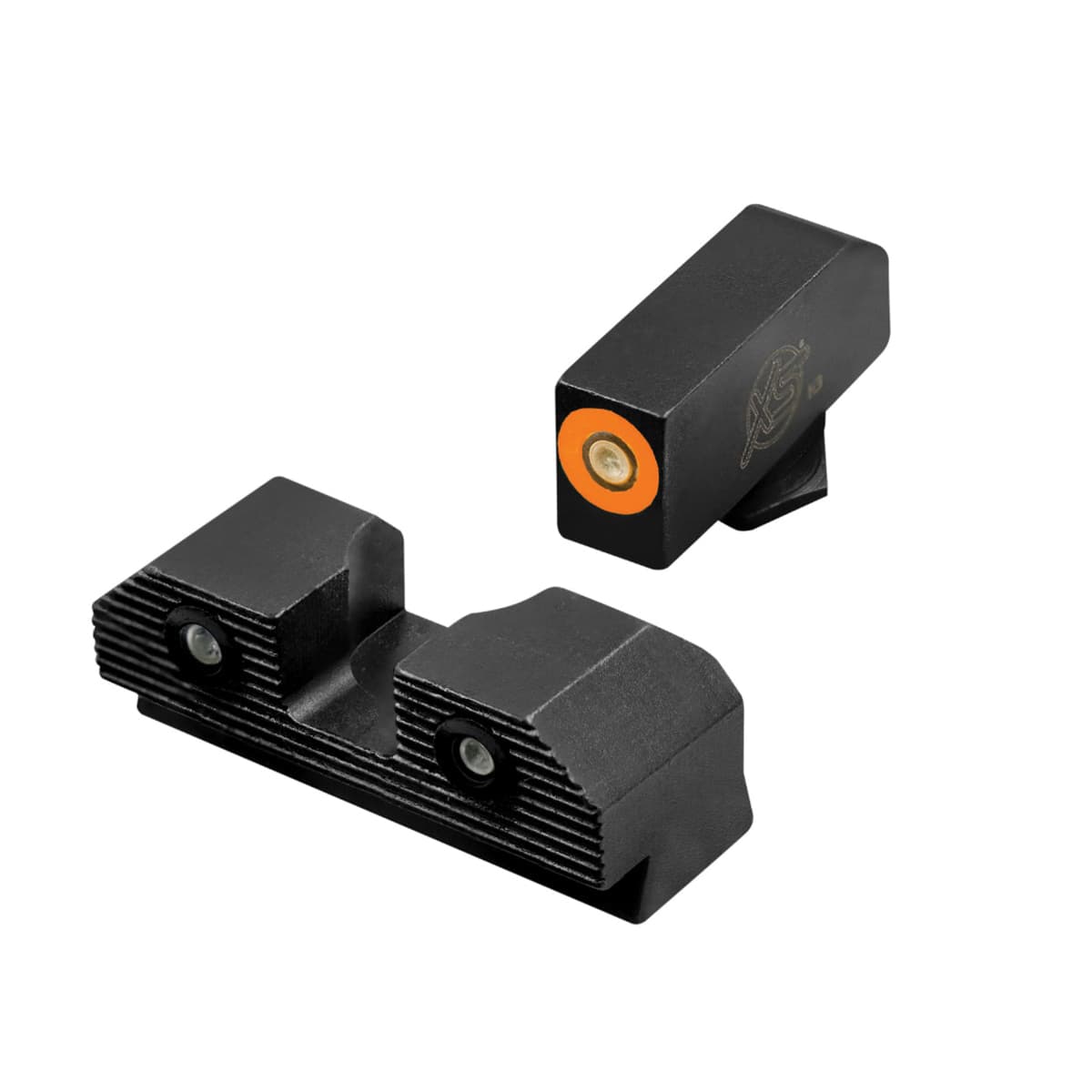 XS Sights R3D 2.0 Night Sight Set - Front/Rear Green/Green for Superior Day/Night Clarity - GL-R202P-6N
