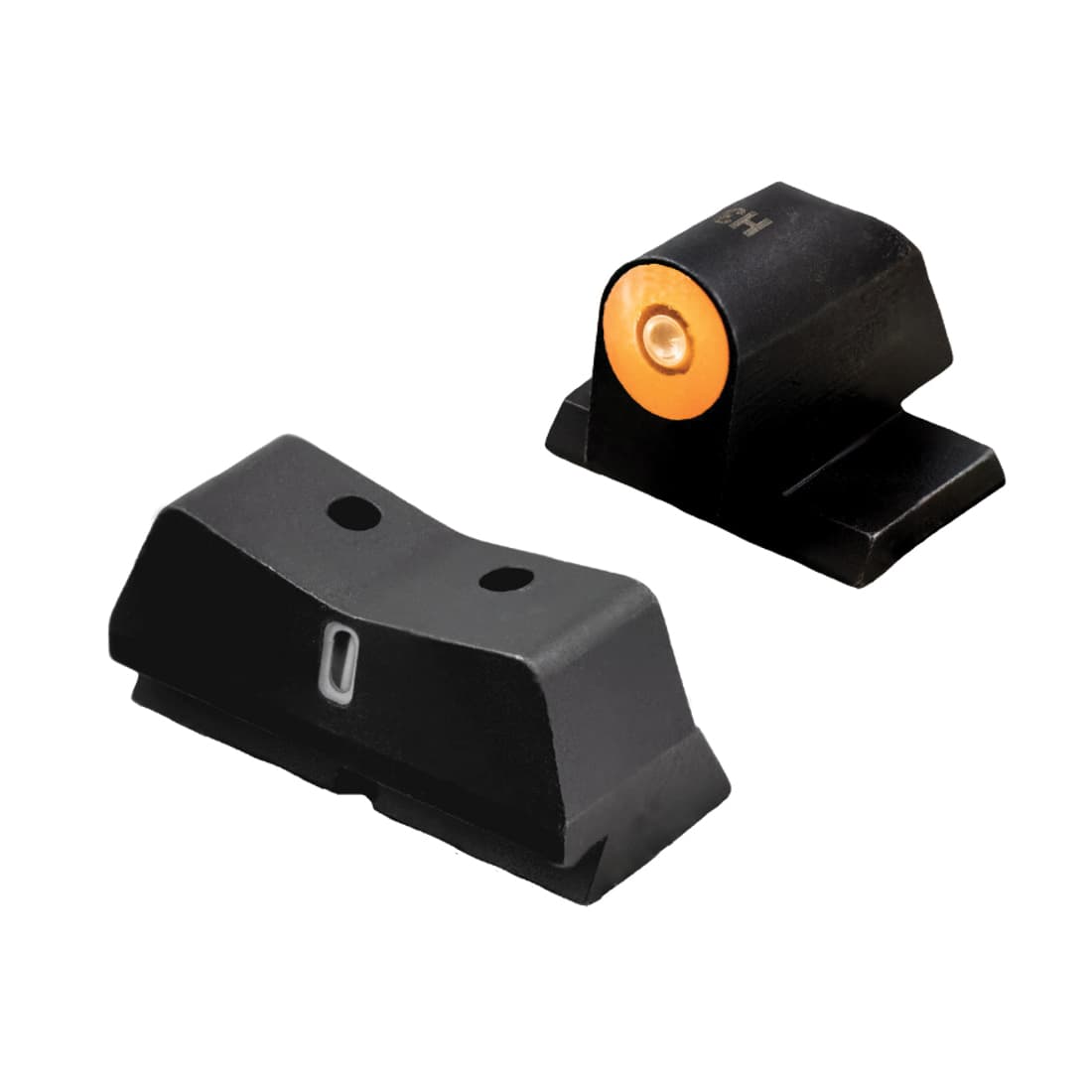 XS Sights DXT2 Big Dot Night Sight Set - Front/Rear Green/Green High-Contrast Sights for Precision Shooting - SW-0039S-5N