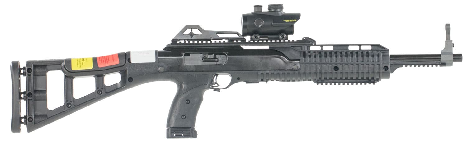 Hi-Point 4095TS Carbine RD 40 S&W 10 Round Semi Auto Rifle with Red Dot Scope, Skeletonized - 4095TSRD