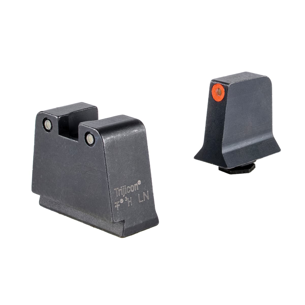 Trijicon Night Sight Set - Front/Rear Green/Green High-Contrast Sights for Reliable Low-Light Visibility - GL243-C-601142