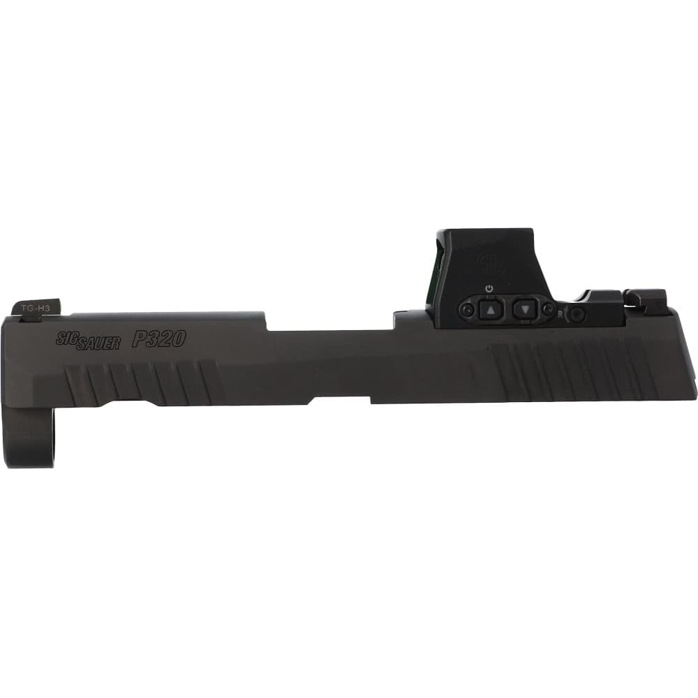Sig Sauer Optic Ready Slide Assembly Fits P320 Carry/P320 Compact, Black - Enhanced Performance - 8901568