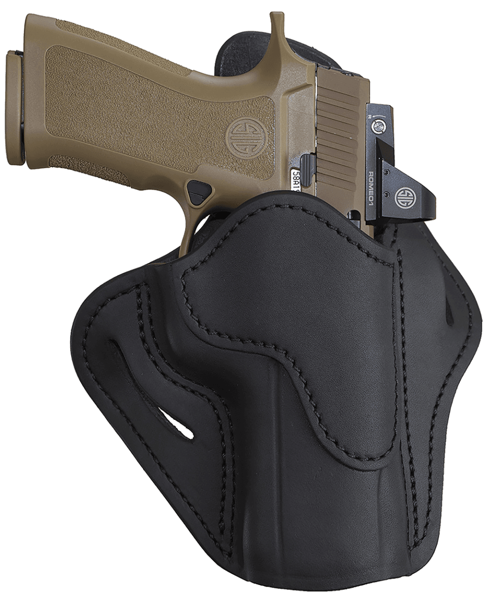 1791 Gunleather Optic Ready Belt Holster Right Hand, Stealth Black - OR-BH2.4-SBL-R