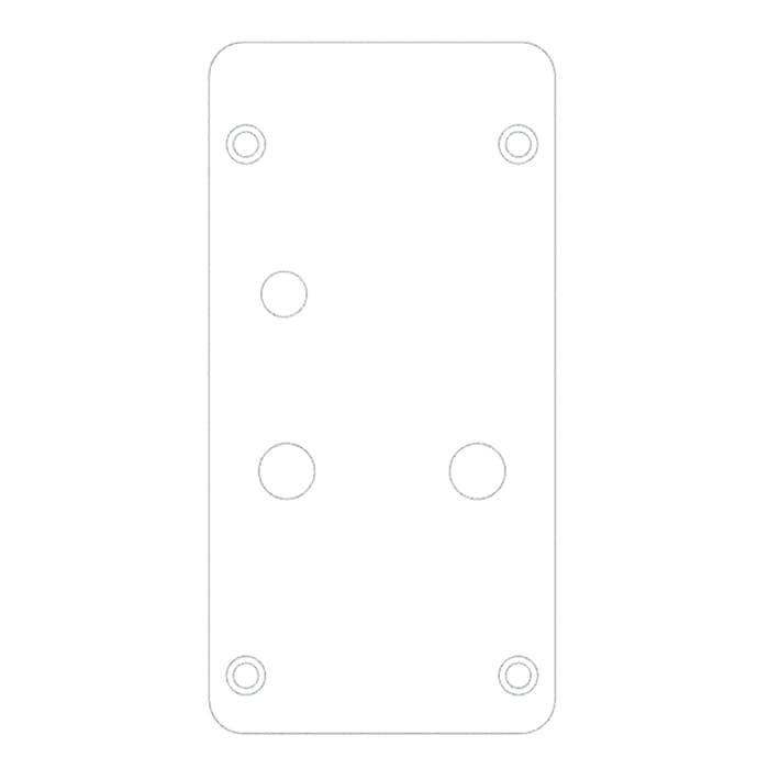 Beretta Optic Plate Kit - Complete Optic Plate Kit for Beretta APX A1 Carry - EUS03061