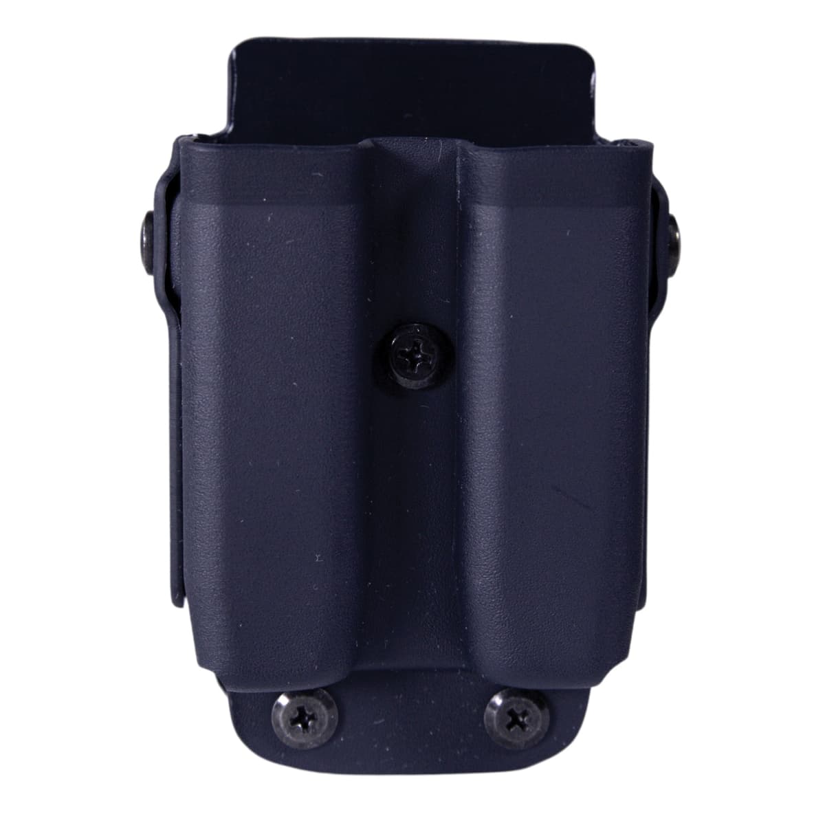 High Speed Gear Uniform PLM Belt Mount Size 1 Twin Magazine Pouch - Black Dual-Magazine Belt Holder - 42P112BK