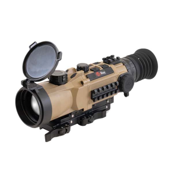 iRay USA Rico Hybrid 384 Thermal Weapon Sight - 3x50mm Versatile Thermal Optic with 9 MOA Dot - IRAY-HYL50W