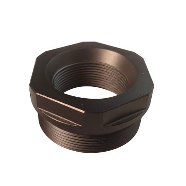 Energetic Armament Thunder Beast Suppressor Mount 1-3/8-24, Black - Secure Suppressor Mount for Precision Shooting - EA37