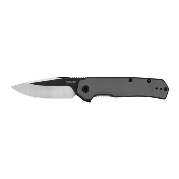 Kershaw Thermal EDC Assisted/Folding Knife Drop Point Gray - Reliable EDC, Versatile Blade - 1411