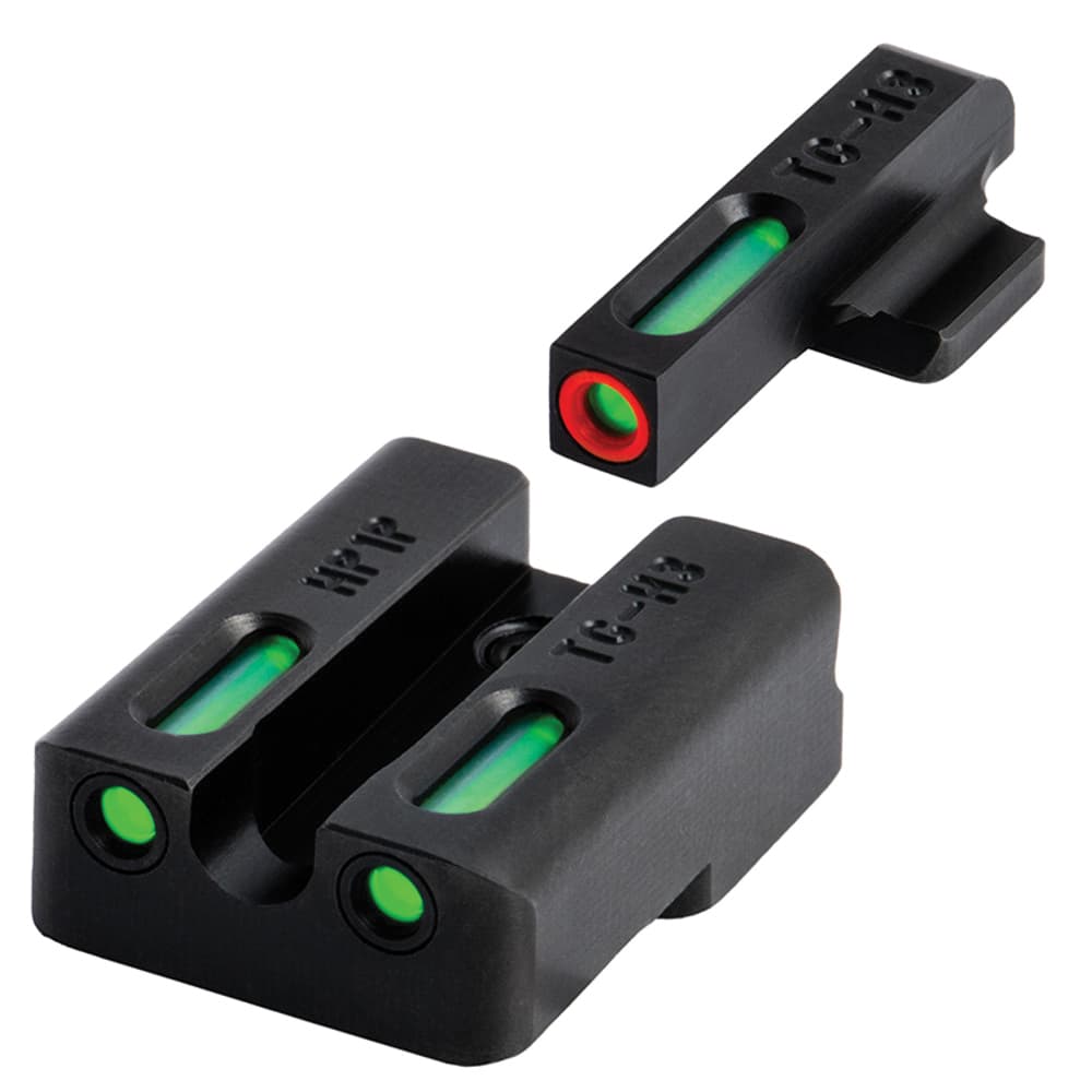 TruGlo TFX Pro Sight Set - Front/Rear with Green/Green for Optimal Targeting - TG13XD2PC
