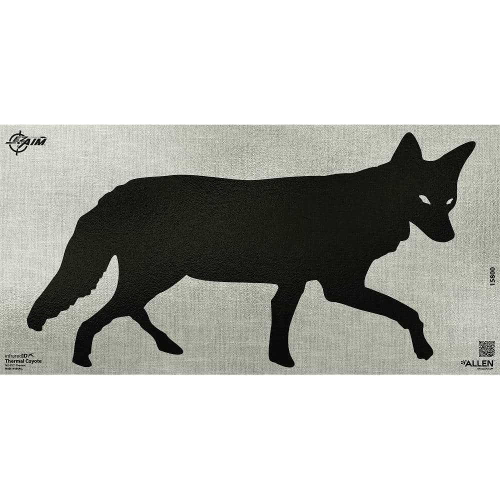 EZ Aim Thermal ID Coyote Paper Target, Gray