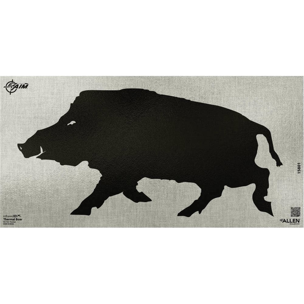 EZ Aim Thermal ID Boar Paper Target, Gray