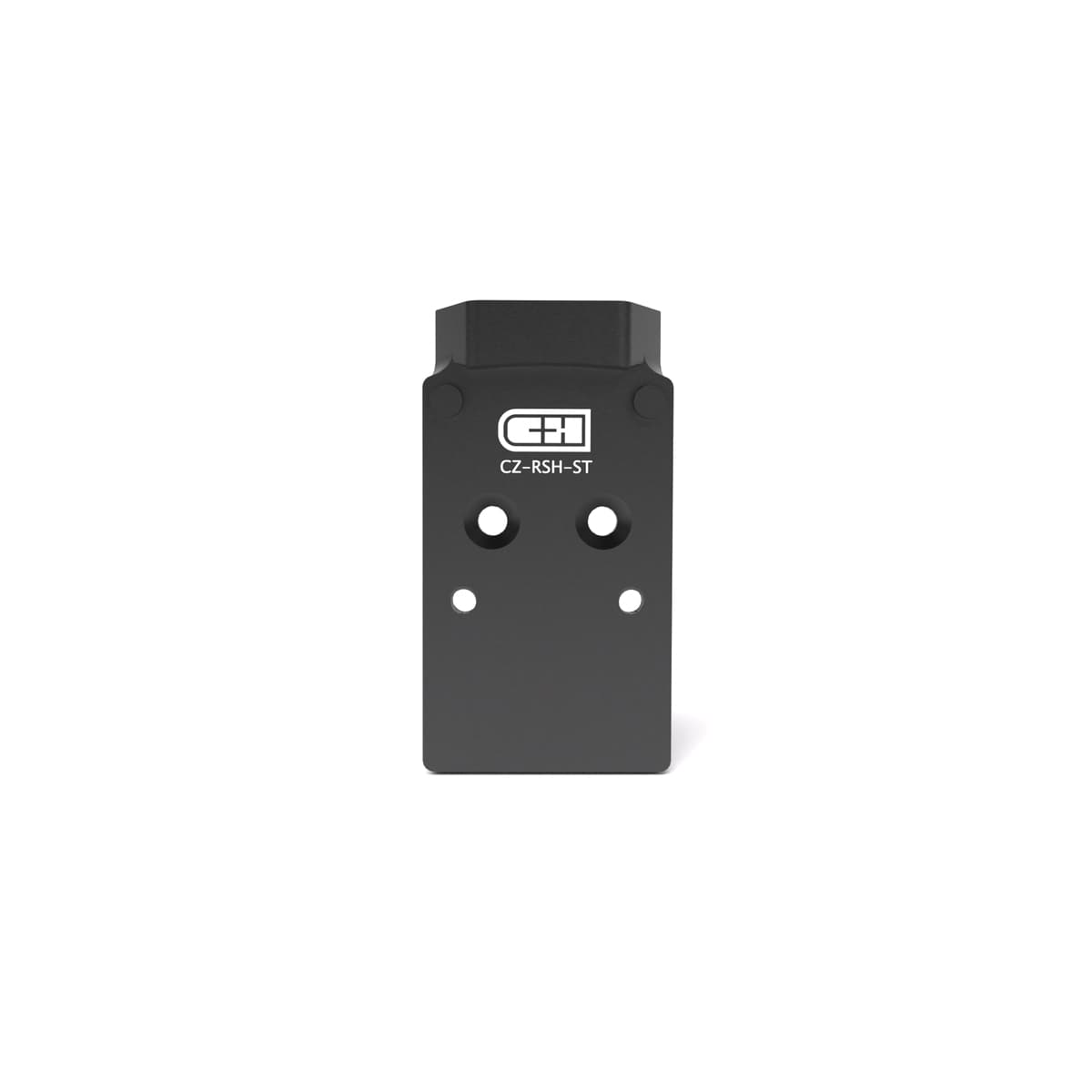 C&H Precision Optic Plate -CZ P-10 V4 TO RMR STL- CZ-RSH-ST