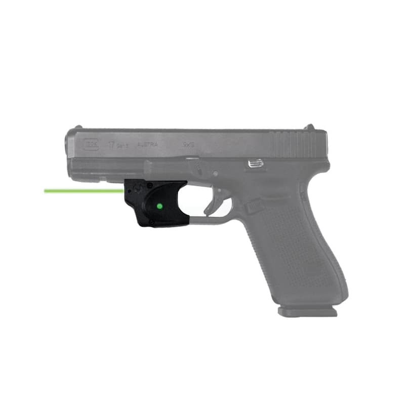 Viridian E-Series Green Laser Sight w/Green LED Light Fits Glock G17/G19/G34, Black