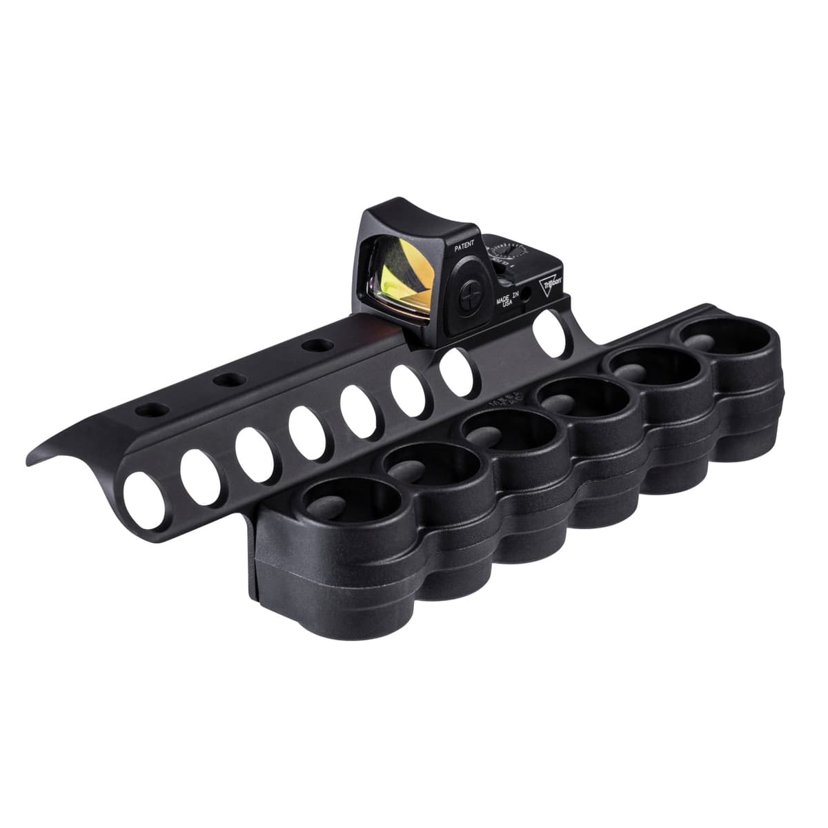 Mesa Tactical SureShell 12 Gauge Carrier w/Reflex Mount, 6 Shells Black