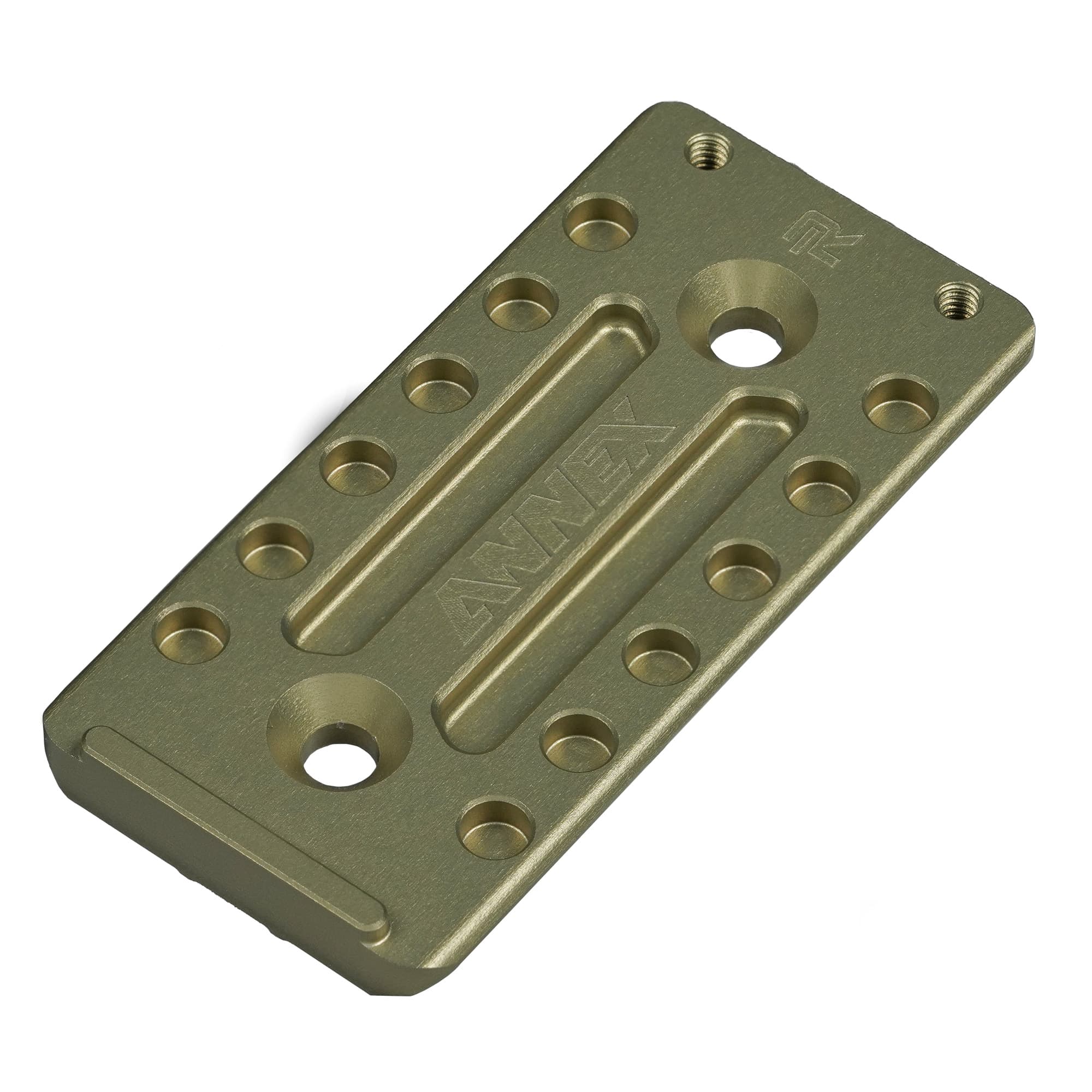 Q Q-Sert Arca Swiss Mount, Converts Q-Sert to Arca, Clear Anodized Finish, Gray