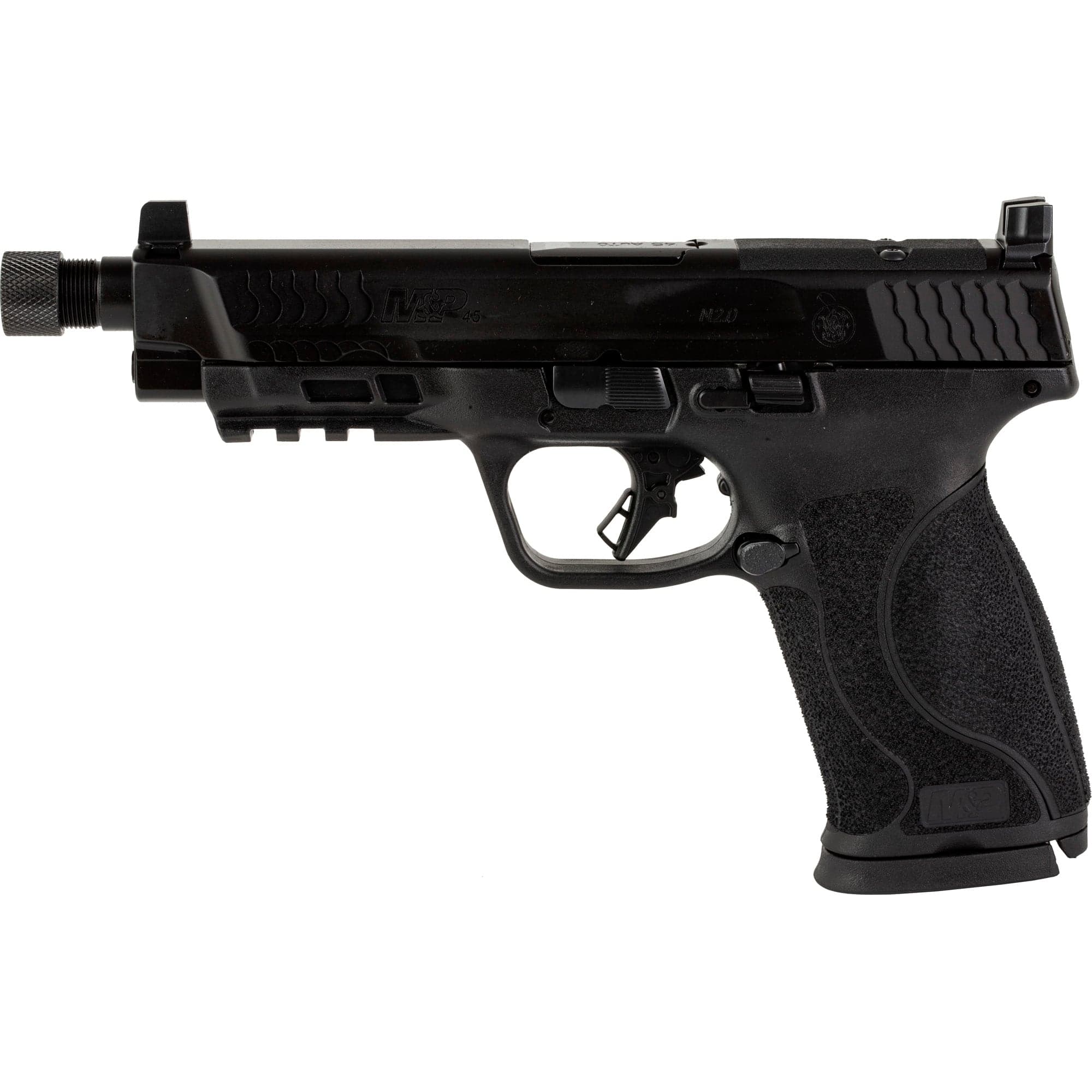 Smith & Wesson M&P45 .45 ACP Pistol, 5.125" Barrel, Optic Height Sights, Black - 13586