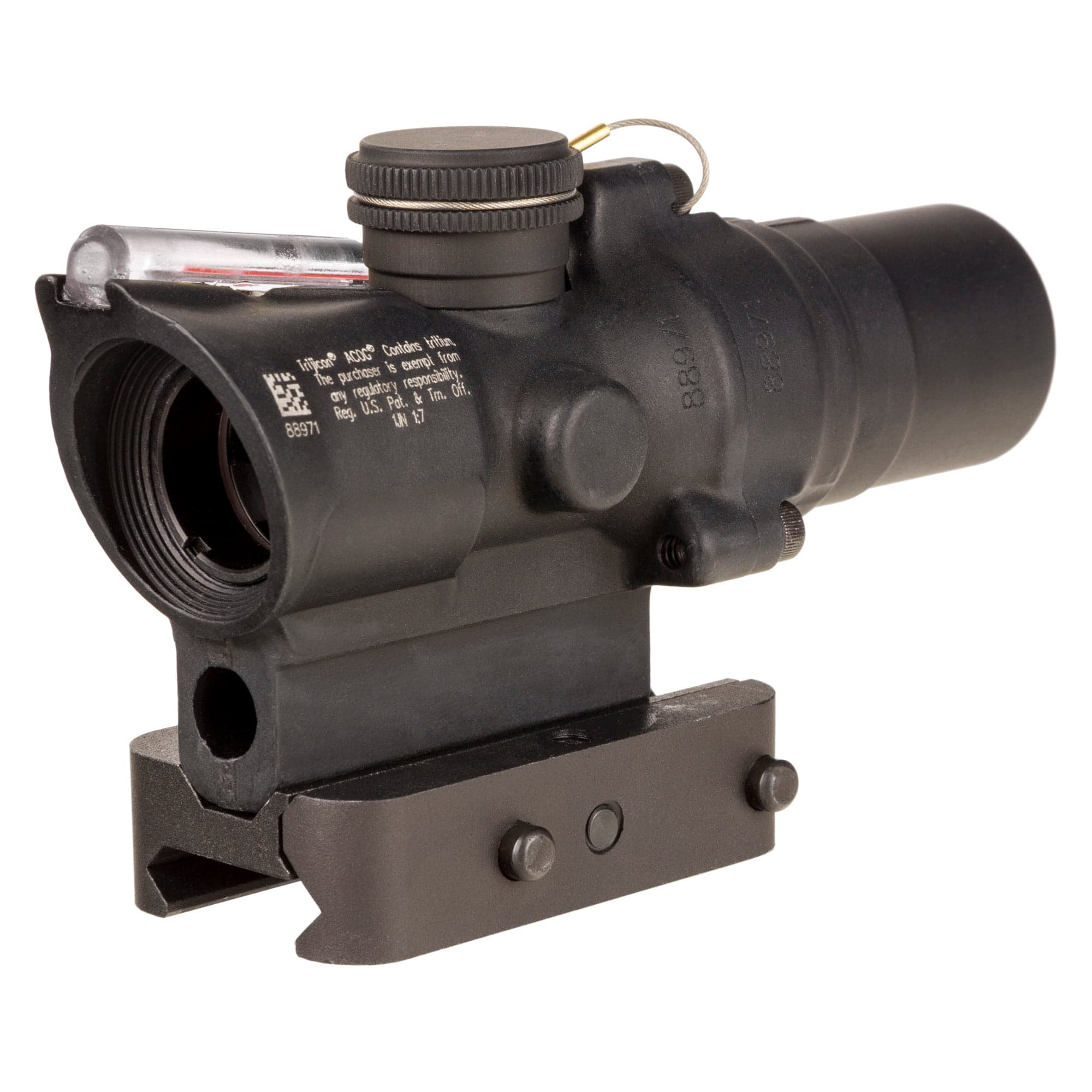 Trijicon ACOG, 1.5X16mm, Dual Illuminated RTR 9mm PCC Reticle, Includes Q-LOC Mount, Black