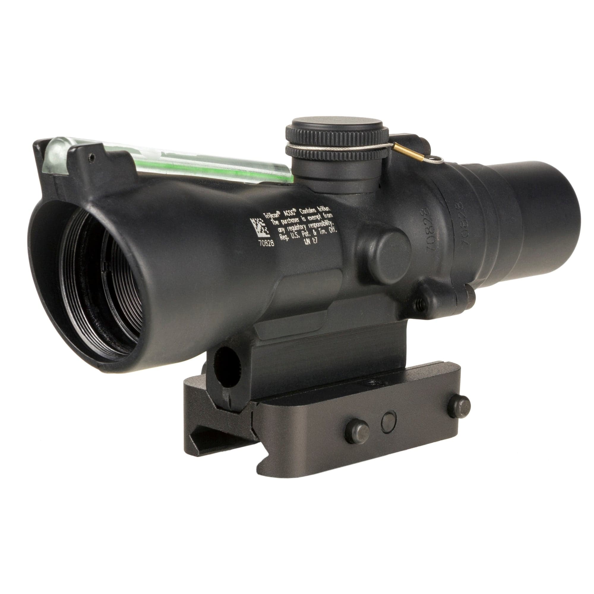 Trijicon ACOG, 2X20mm, Dual Illuminated Green Crosshair, Includes Q-LOC Mount, Black