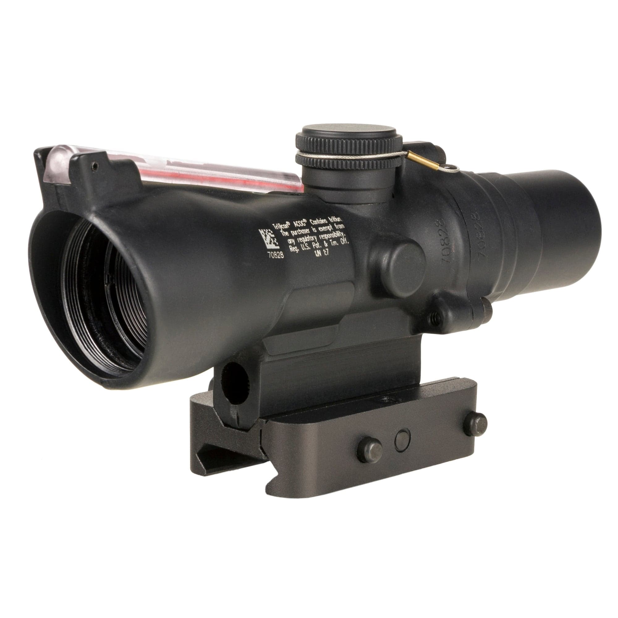 Trijicon ACOG, 2X20mm, Dual Illuminated Red Crosshair, Includes Q-LOC Mount, Black