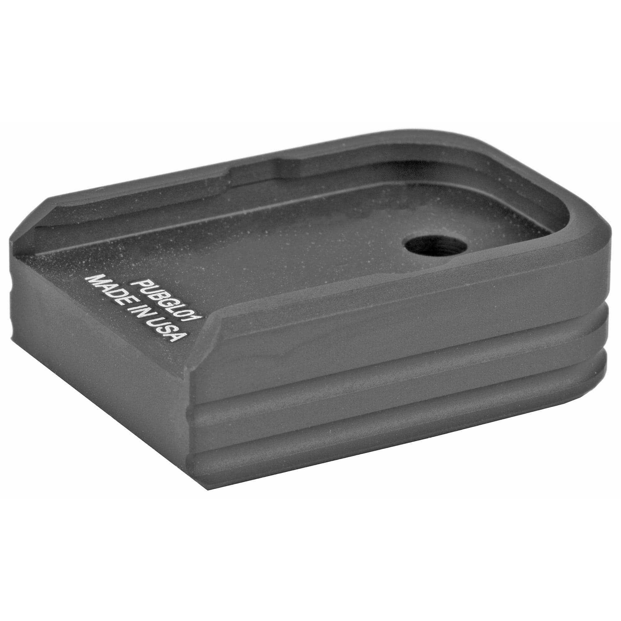 Leapers UTG 0 Black Aluminum Base Pad, fits Glock Double Stack Magazines - PUBGL01