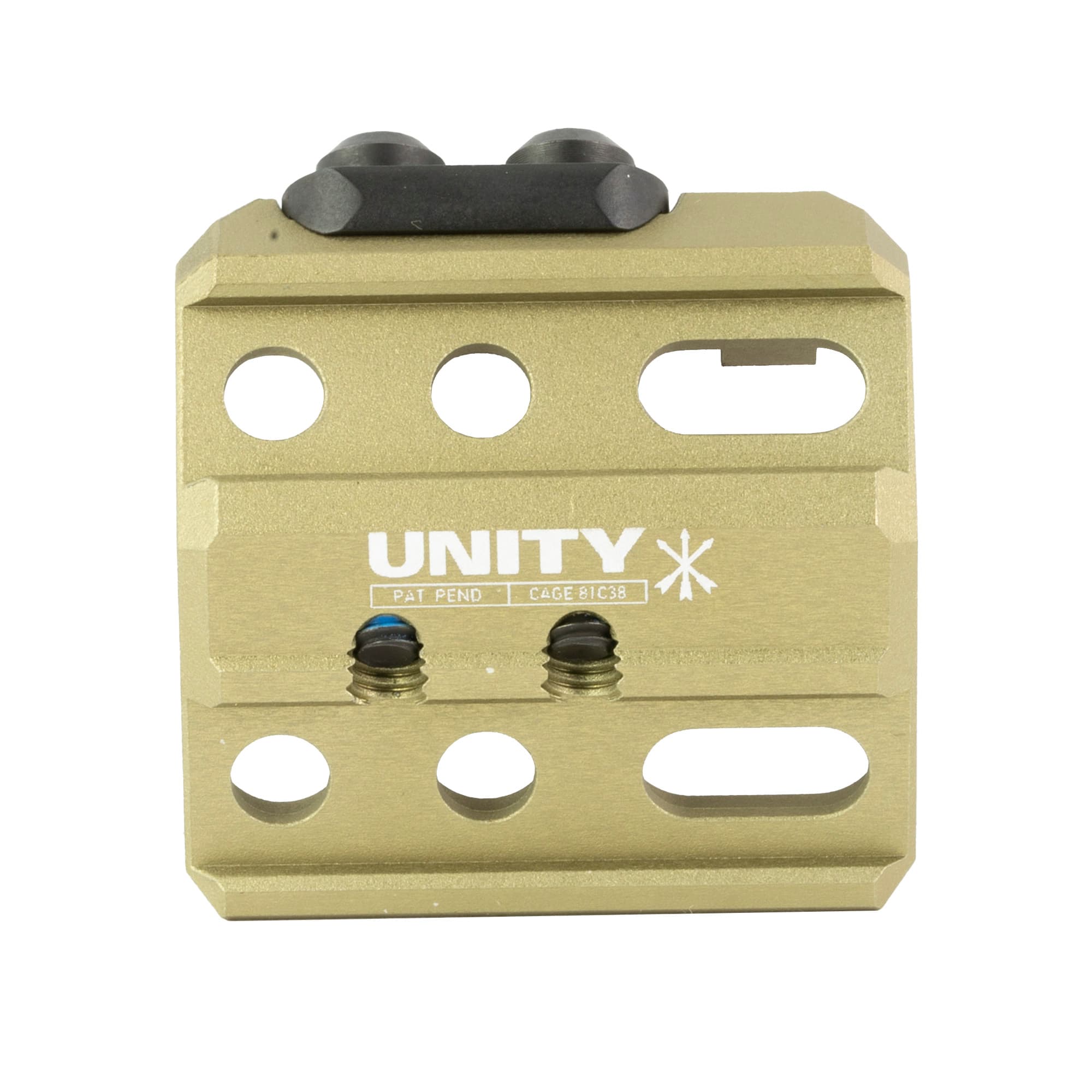 Unity Tactical FUSION, Micro Hub Base, Anodized Finish, Flat Dark Earth