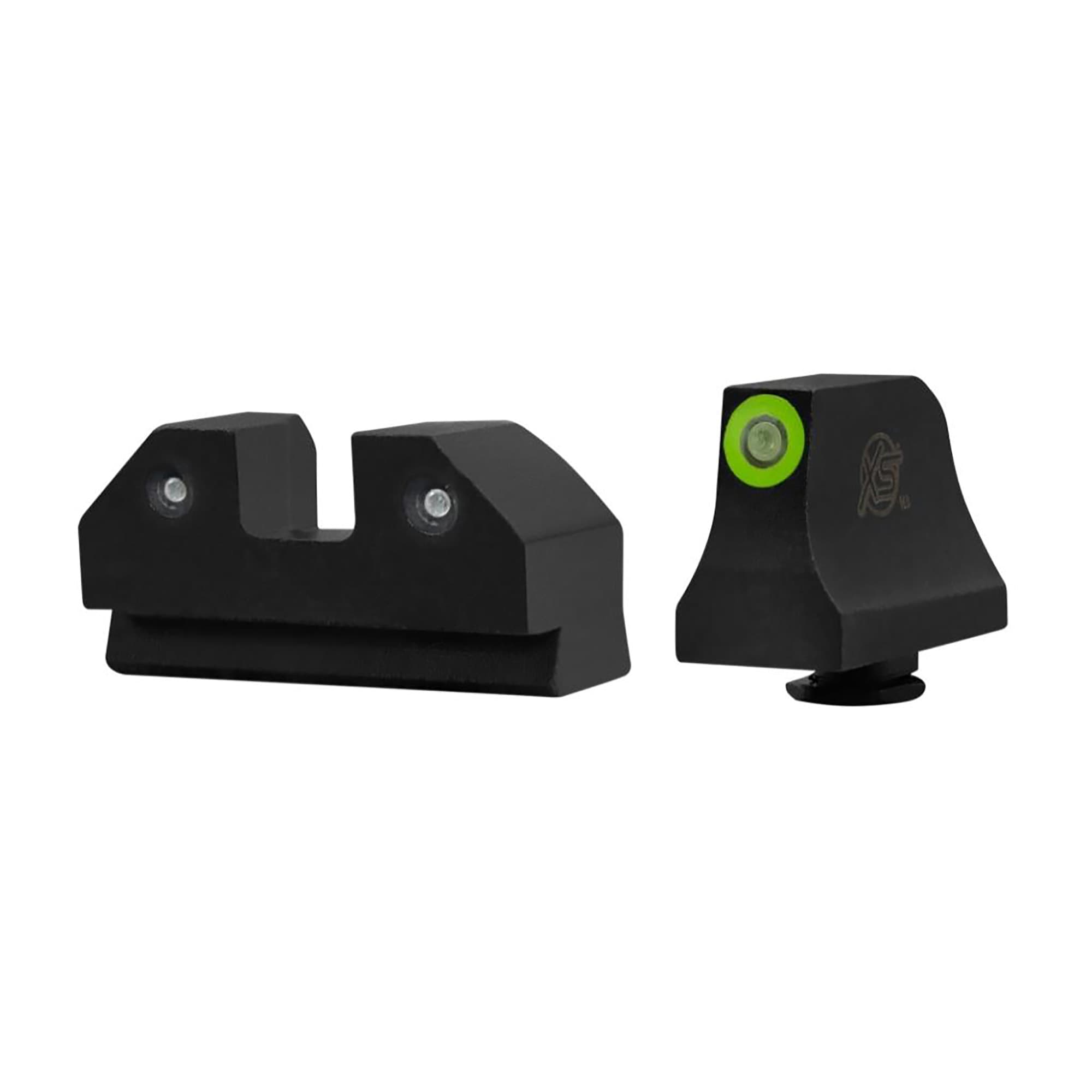 XS Sights R3D Night Sight, Suppressor Height, Green Dot, Fits Glock 43, 43X
