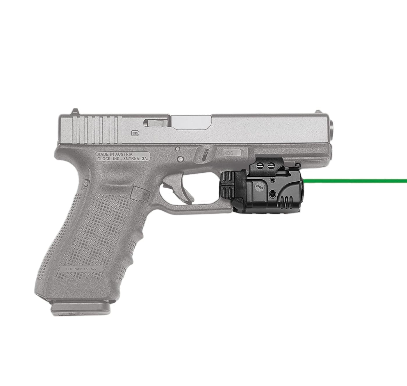 Crimson Trace CMR-204 Rail master Pro Universal Green Laser Sight & Tactical Light - CMR-204