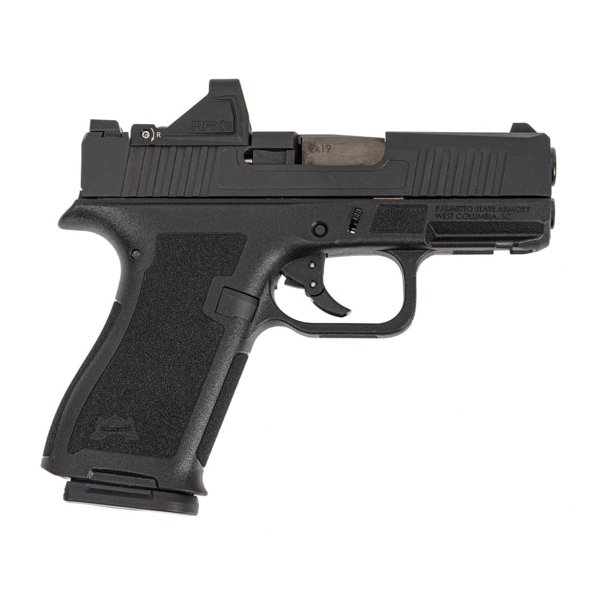 PSA Dagger Micro Complete 9mm Pistol, Shield Cut Black, w/ Viridian RFX11 Green Dot Sight