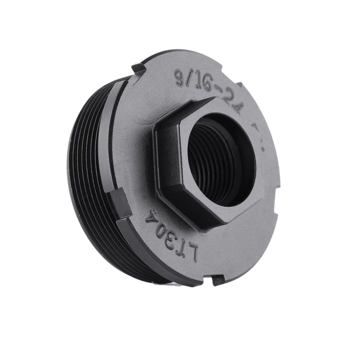 Dead Air Hub Direct Thread Mount 9/16-24 RH Fits Sierra 5, Black