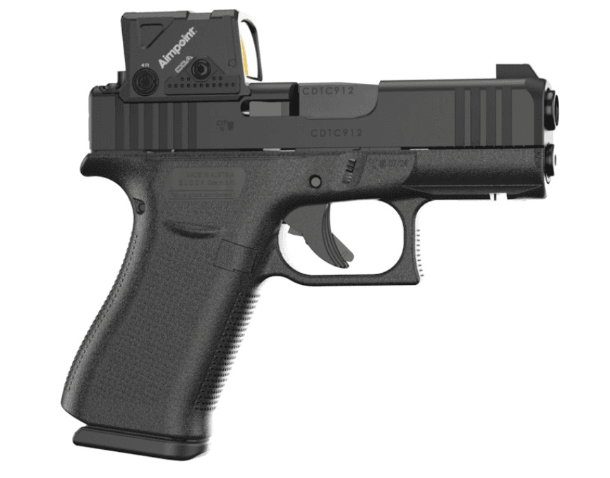 Glock 43X MOS w/Aimpoint COA Front Rail - PX4350B01FRMOS8A4