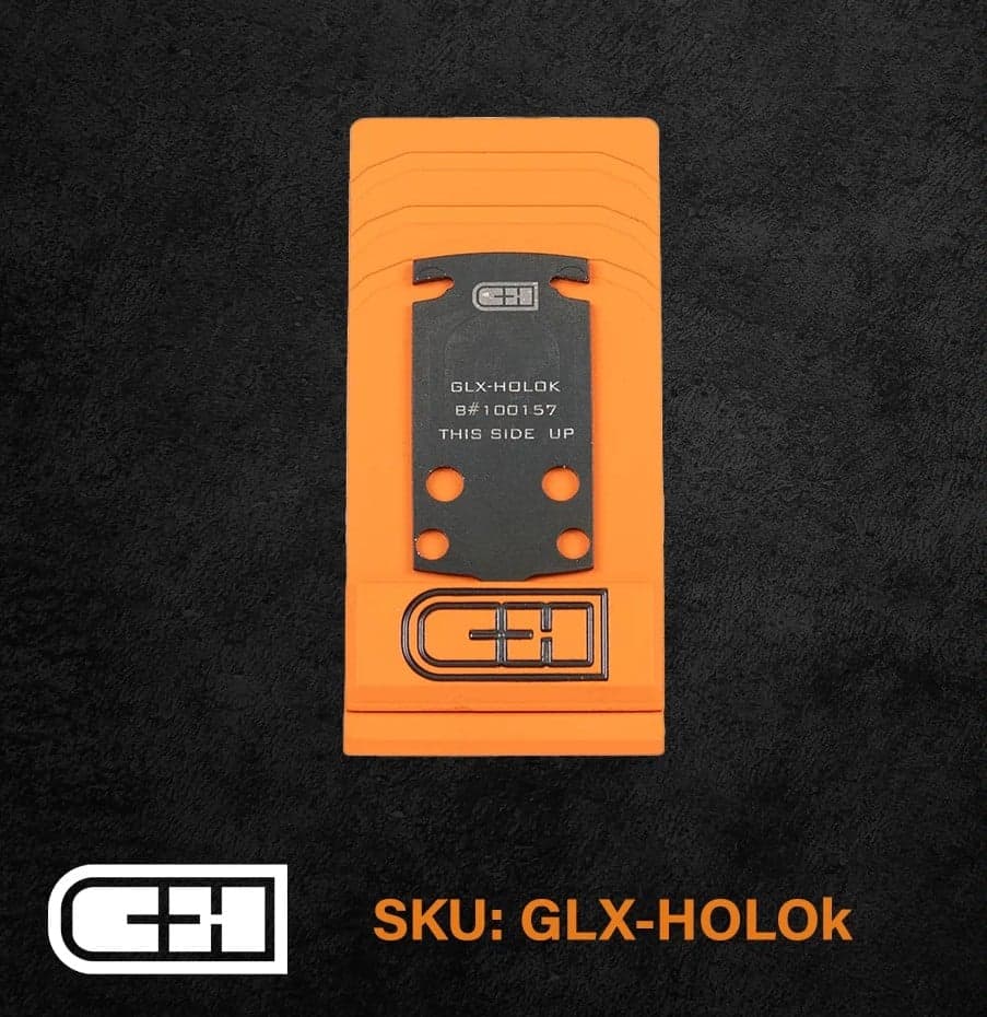C&H Precision Optic Plate - Glock 43X MOS TO 407/507K - GLX-HOLOk-V2