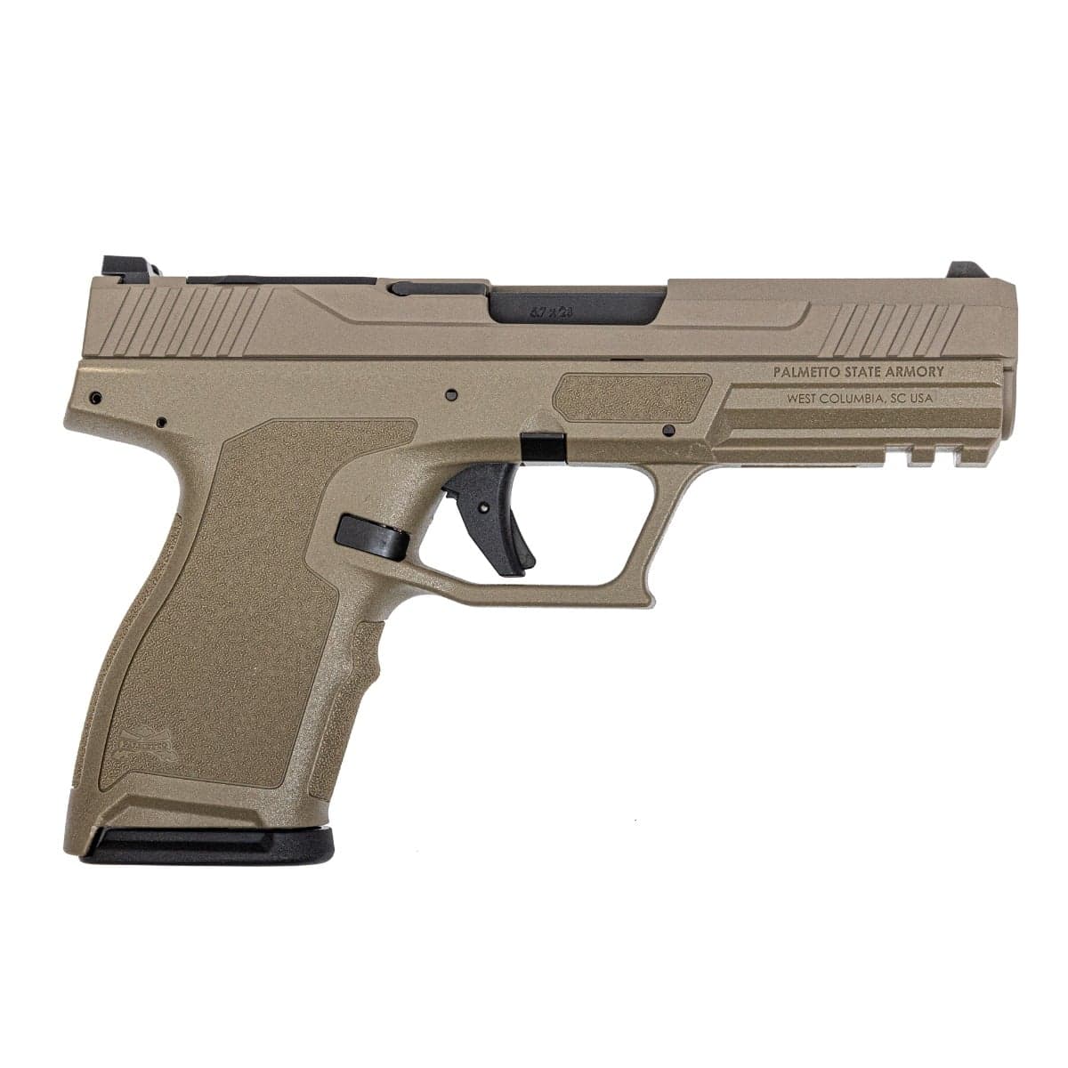 PSA 5.7 Compact Rock Complete Optic Ready Pistol, Non-Threaded Barrel, Flat Dark Earth