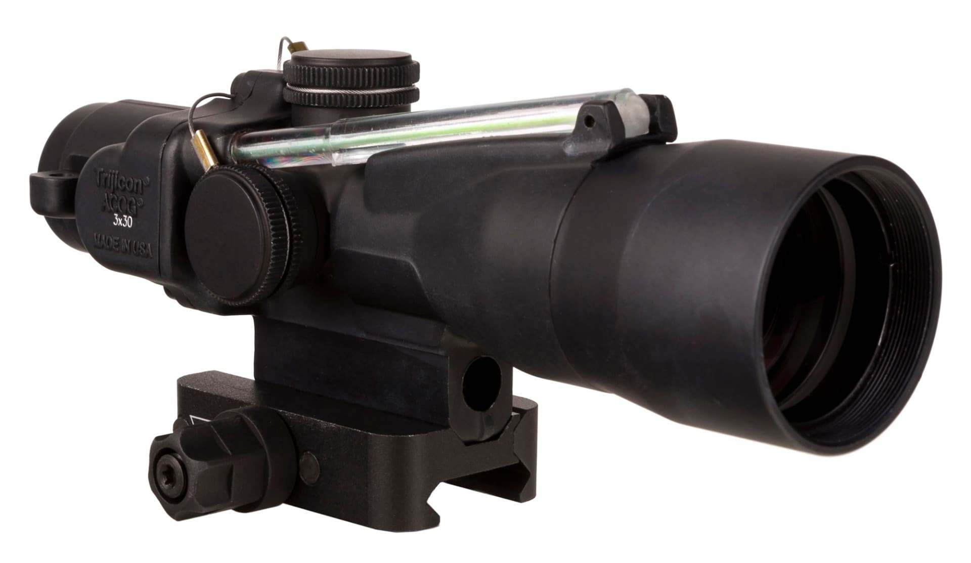 Trijicon 3x30 Compact ACOG Rifle Scope Dual Illum. Green .223 w/ Mount