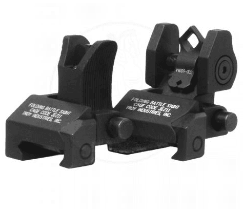 Troy BattleSight Micro M4 Front & Di-Optic Aperture Rear Set - SSIG-MCM-SSBT-00
