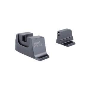 TRIJICON Suppressor/Optic Height Sights (Black Outline /Green Tritium) Fits S&W M&P C.O.R.E