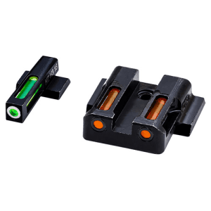 HI-VIZ LiteWave H3 Sight Set SW MP Grn Tritium Wht/Org