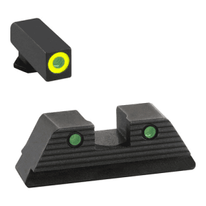 AMERIGLO Trooper Sight Front/Rear fits Glk 20,21, Grn/Lime