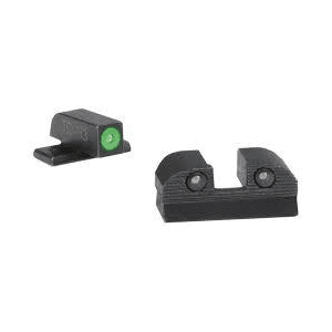 XRAY3 SIGHT SET, DAY/NIGHT, NO 8 GRN FRT, NO 8 REAR, SQ NOTCH