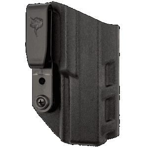 DeSantis Gunhide 137KJ0XZ0 Slim-Tuk IWB Black Kydex, Compatible w/Springfield Echelon, Fits 4.50" Barrel, Belt Clip Mount Ambidextrous
