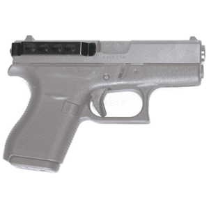 Techna Clip G42BRL Conceal Carry Gun Belt Clip Compatible w/Glock 42 Gen1-4, Belt Mount, Black Carbon Fiber