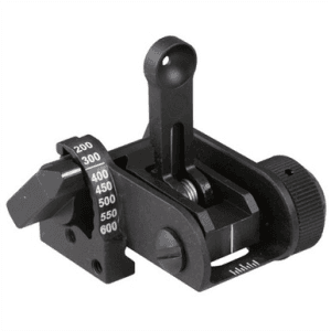 Matech Ar-15 Flip-Up Adj Usgi Backup Iron Rear Sight
