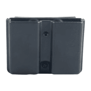 Uncle Mike's 51371 Kydex Double Mag Case Black Kydek, Belt Clip Mount Fits Belts Up To 1.75", Compatible With Single Stack Magazines