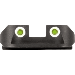 Novak Rear Night Sight for Ruger SP101 Steel Matte with Green Tritium Dots