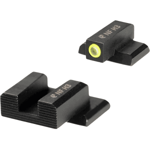 Night Fision Night Sight Set for Smith & Wesson Bodyguard 2.0 Yellow Front Blank Rear