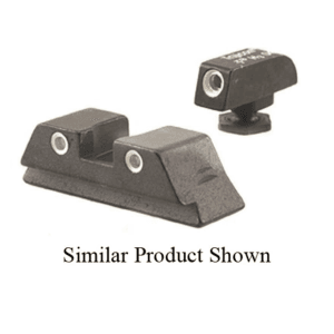 Trijicon Bright & Tough Night Sight Set for HK USP (Except Tactical, Compact) Steel Matte 3-Dot Tritium Green